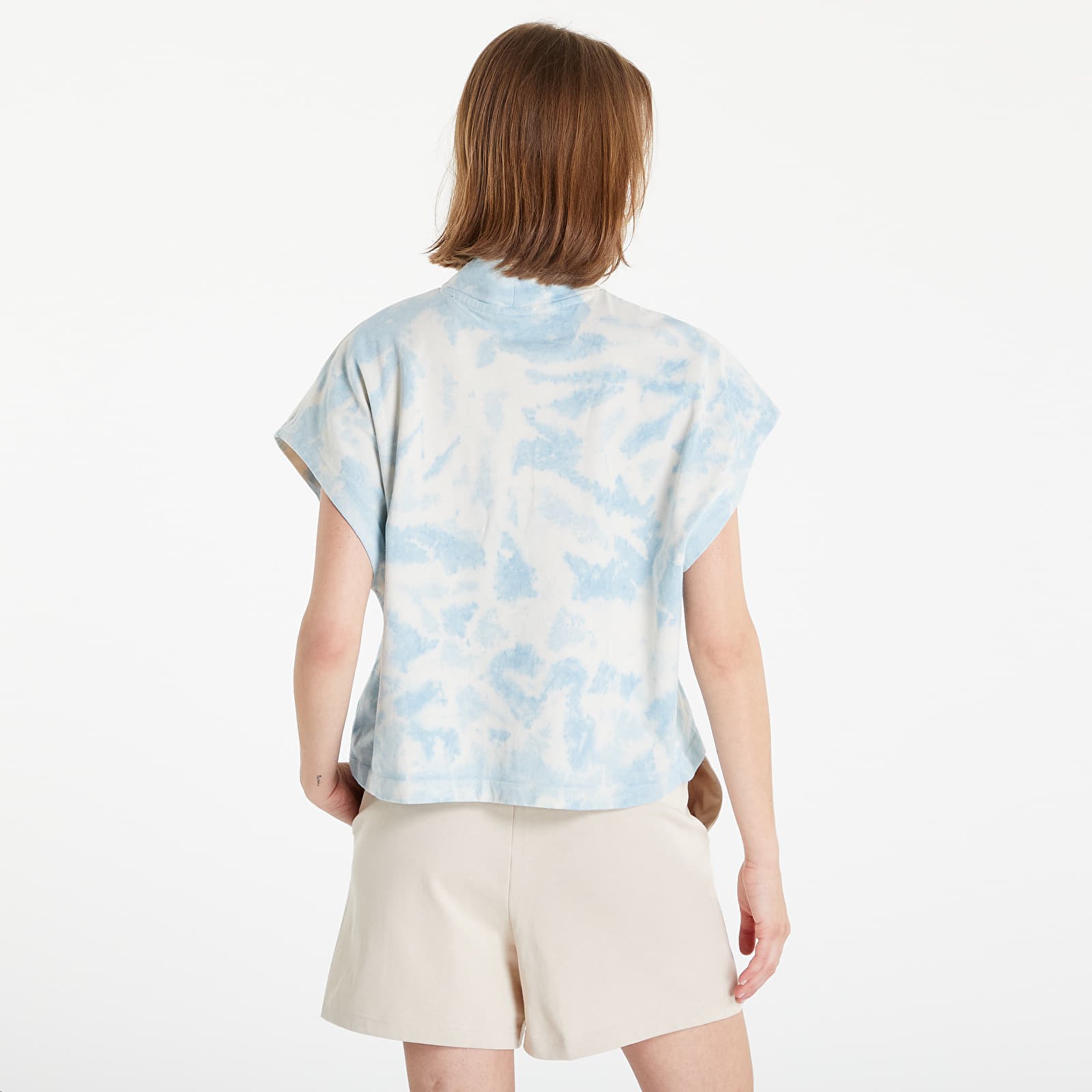 Felsők Nike NSW Wash Jersey Top Worn Blue/ White