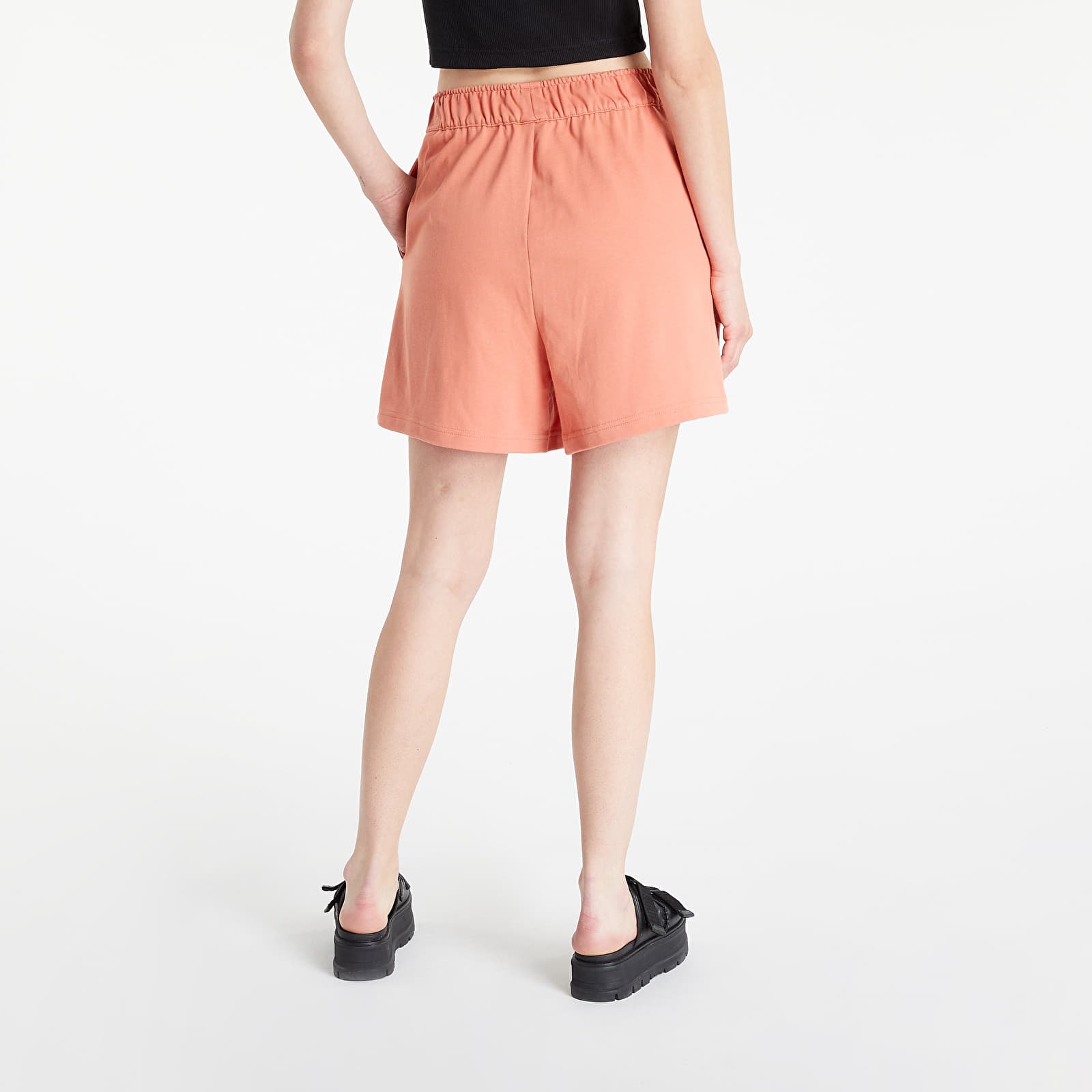 Kraťasy Nike Sportswear Jersey Shorts Madder Root/ White