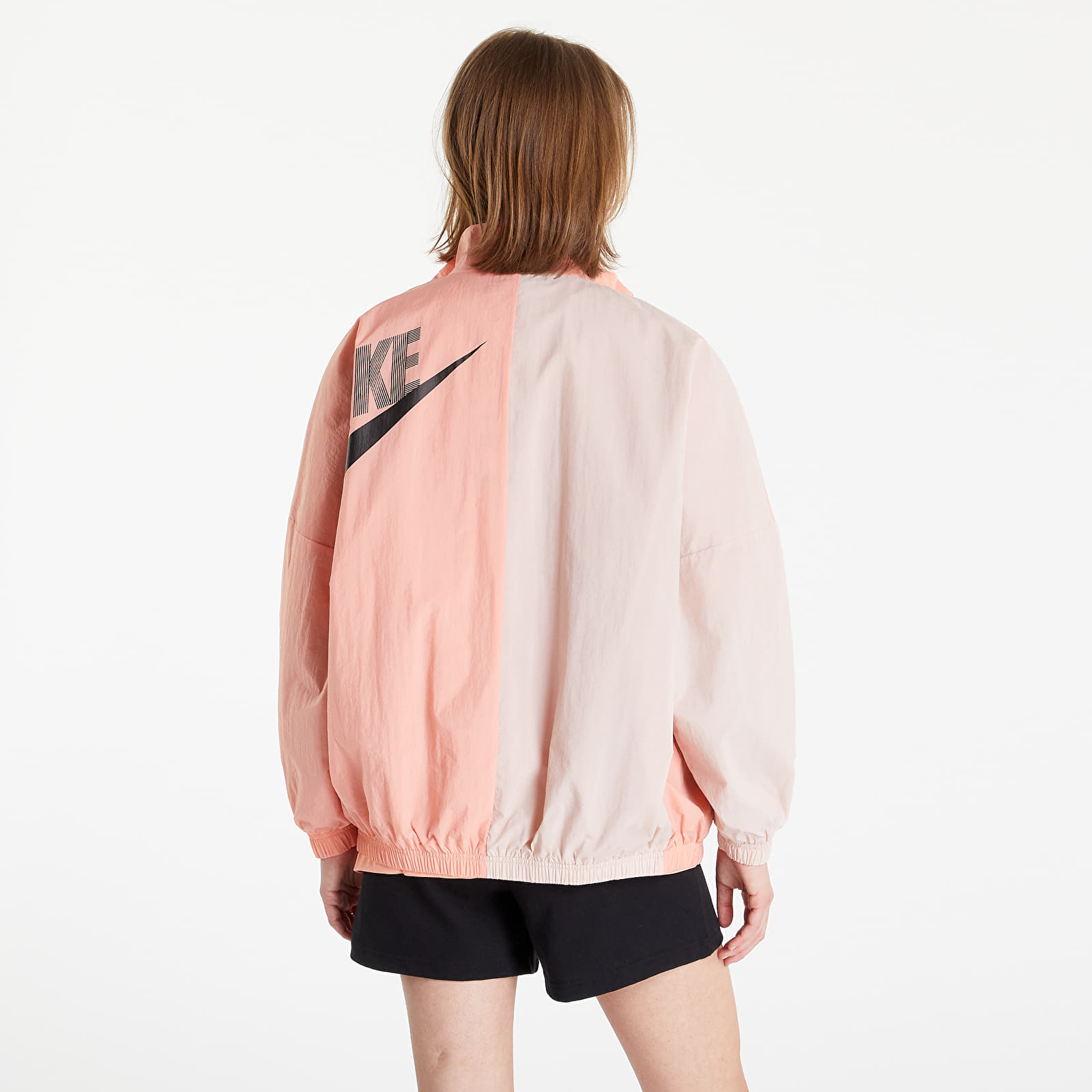 Bundy Nike Sportswear Woven Dance Jacket Crimson Bliss/ Pink Oxford