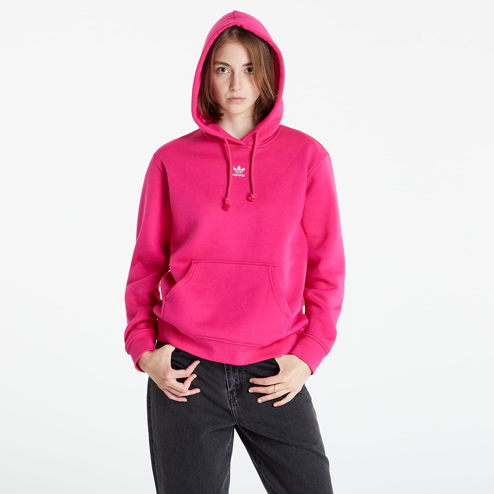 Kapucnis pulóverek és pulcsik adidas Hoodie Real Magenta