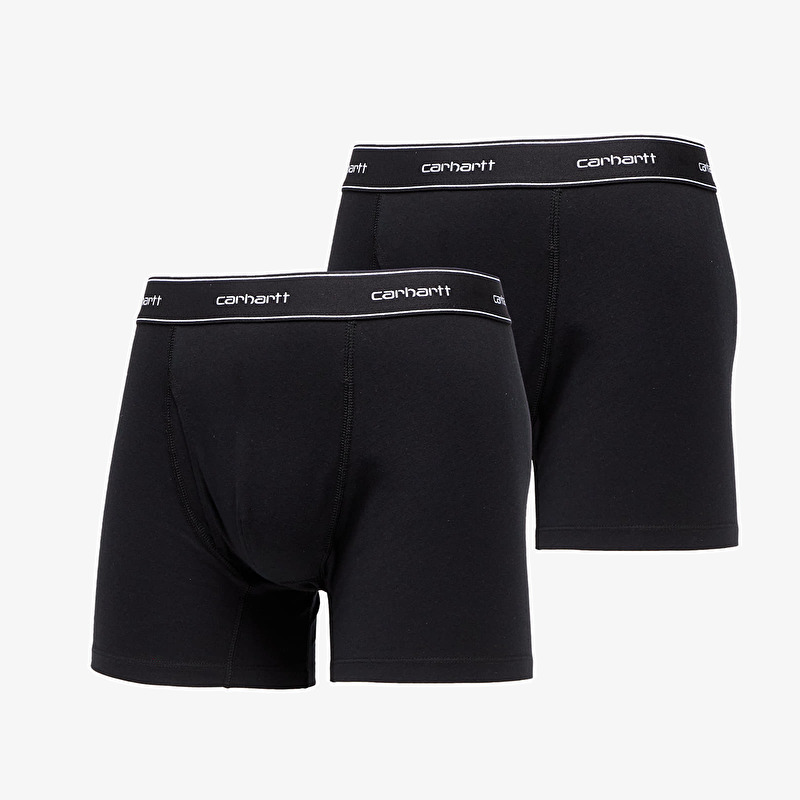 Carhartt WIP Cotton Trunks 2-Pack Black/ Black