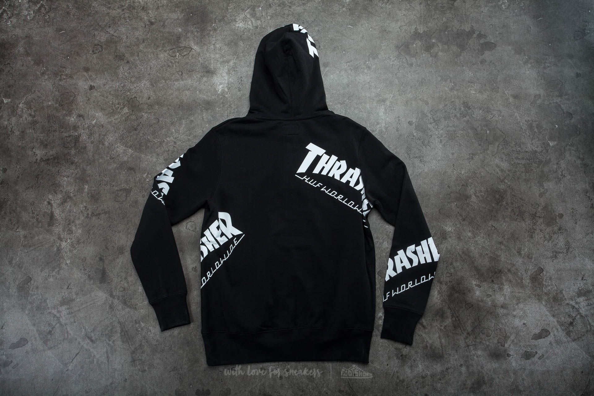 Huf x thrasher tour de 2025 stoops hoodie