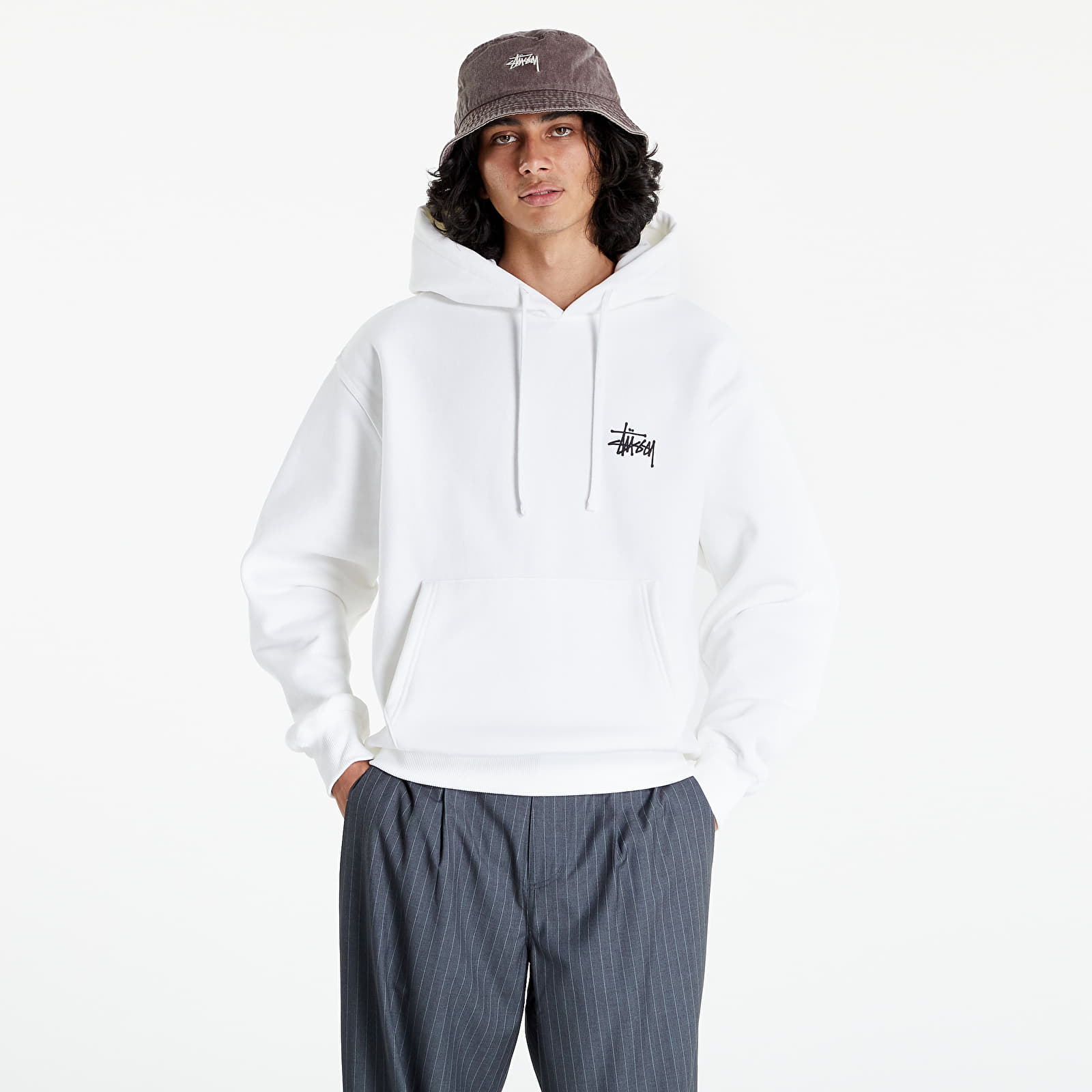 Hoodies and sweatshirts Stussy Basic Stussy Hoodie White Footshop