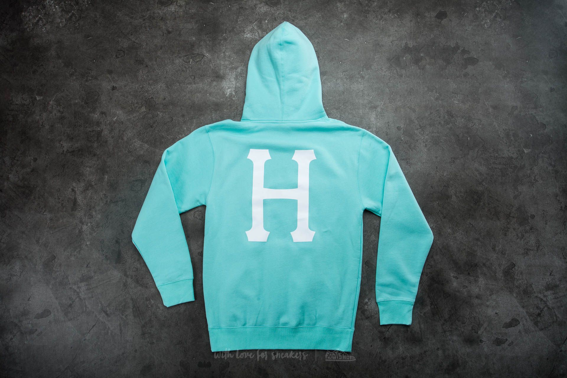 Huf x thrasher tour de stoops all over hoodie store