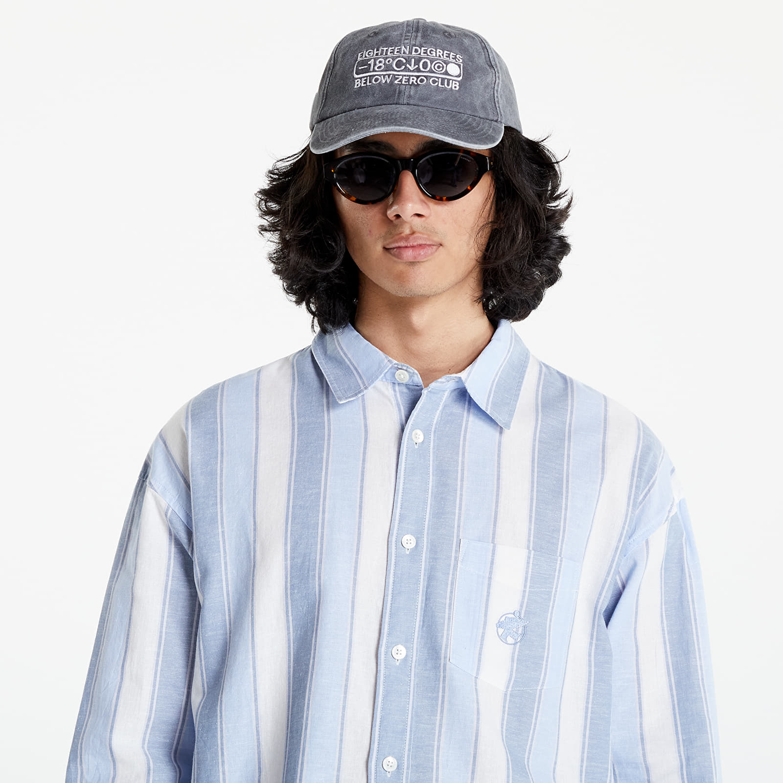 Shirts Stüssy Wide Striped Shirt Blue Stripe