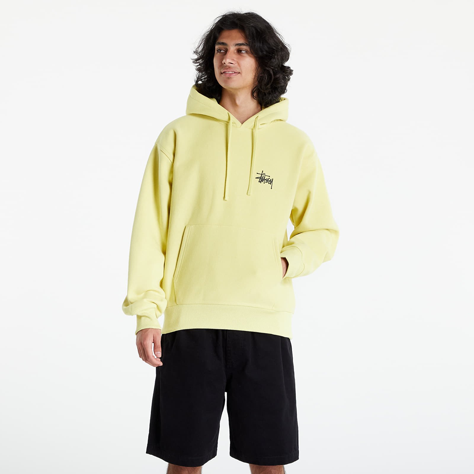 Sweatjacken und Sweatshirts Stüssy Basic Stussy Hoodie Yellow