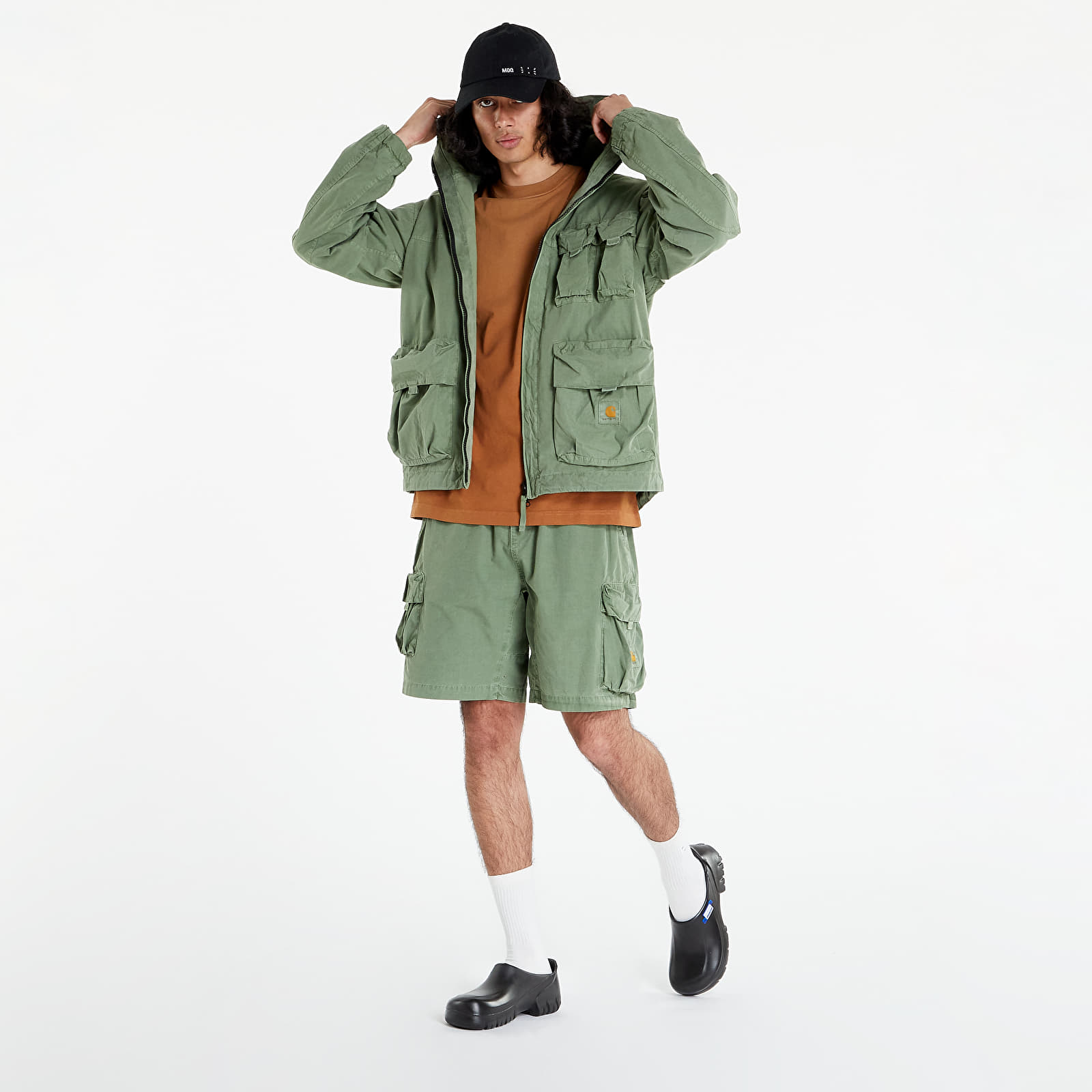 Jackets Carhartt WIP Berm Jacket Dollar Green Garment Dyed