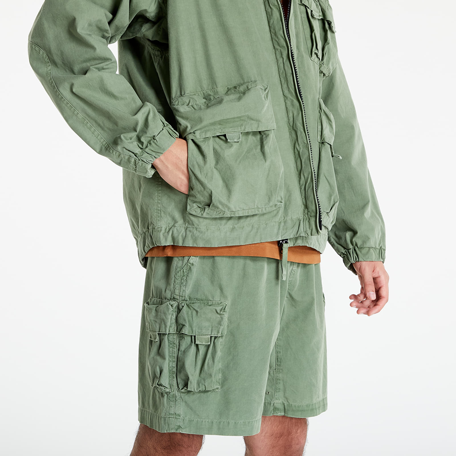 Jackets Carhartt WIP Berm Jacket Dollar Green Garment Dyed