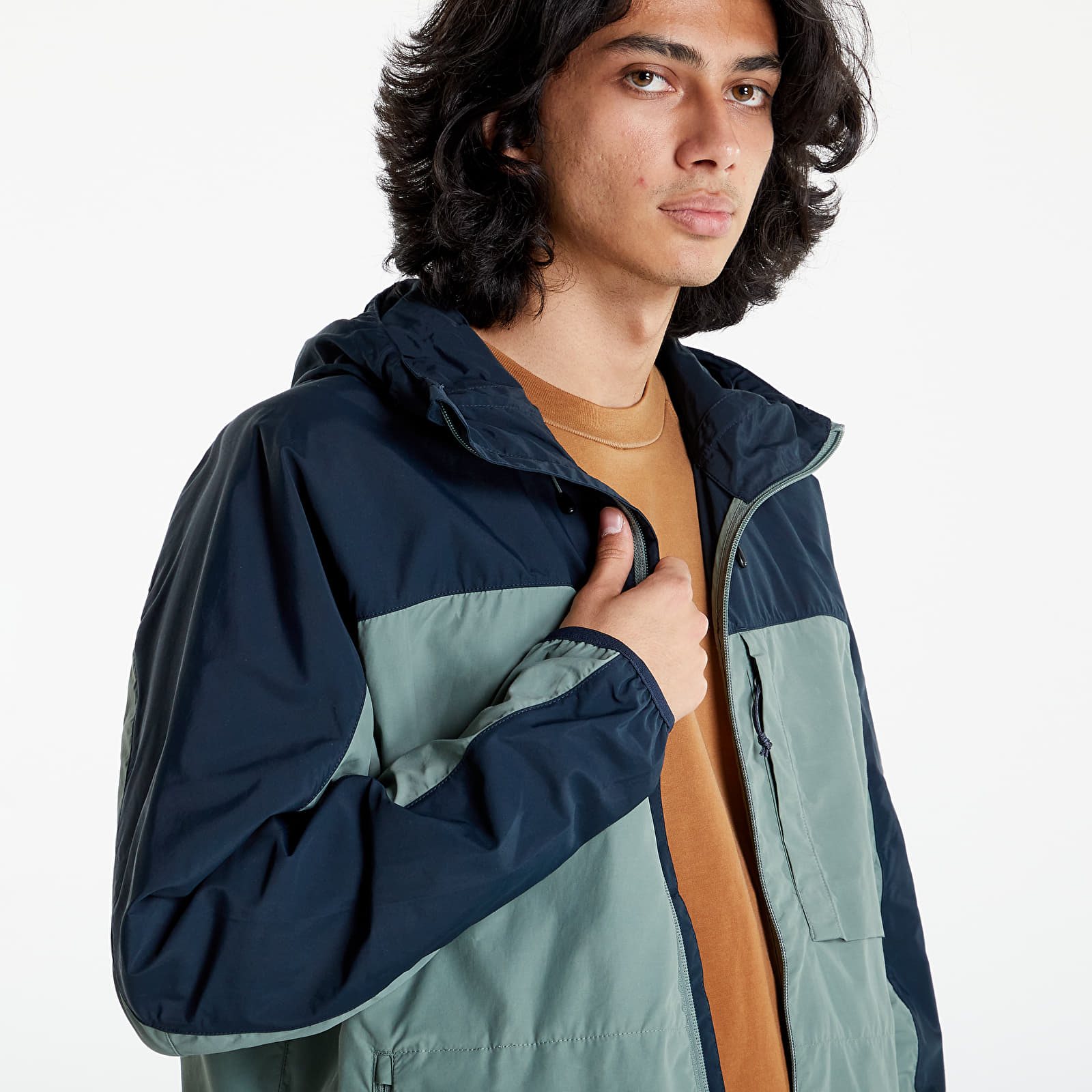 Chaquetas Fjällräven High Coast Wind Jacket Patina Green/ Navy