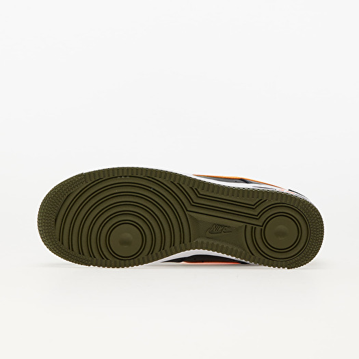 Nike air force 1 07 lv8 white black & total orange sales