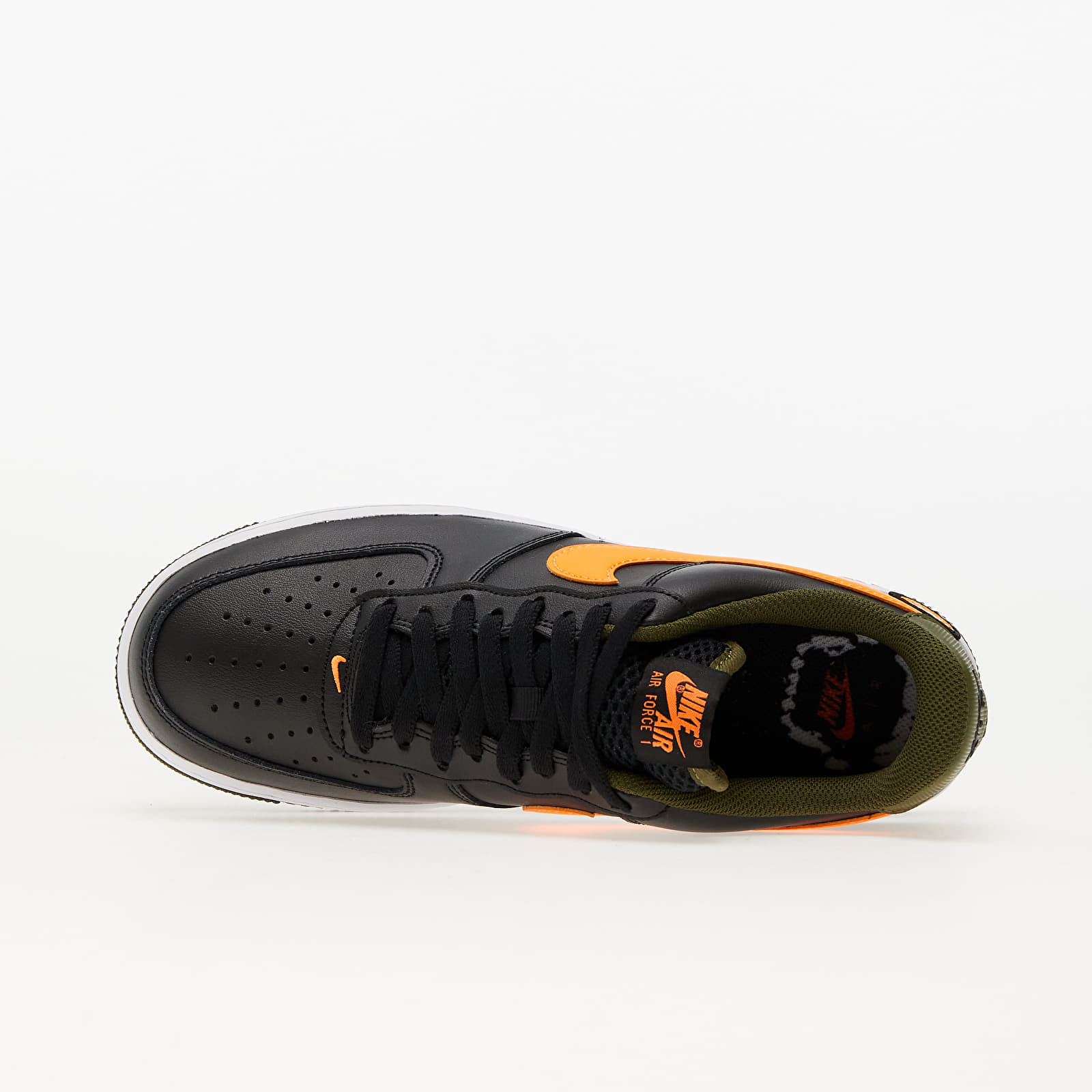 Herresko Air Force 1 '07 LV8 Black/ Total Orange-Rough Green-White