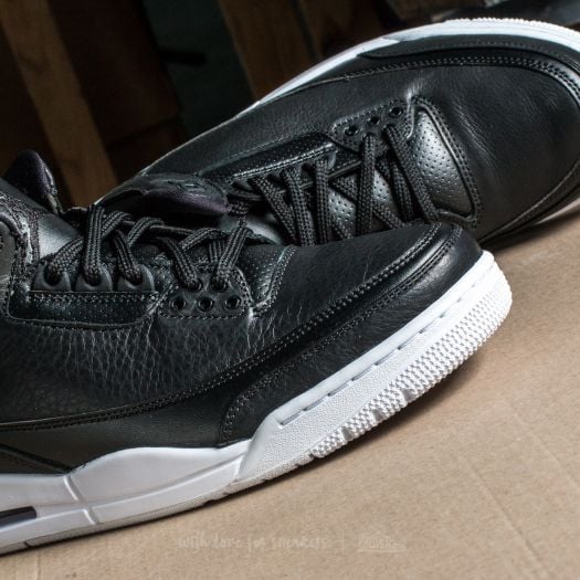 Air jordan 3 retro high og black white discount