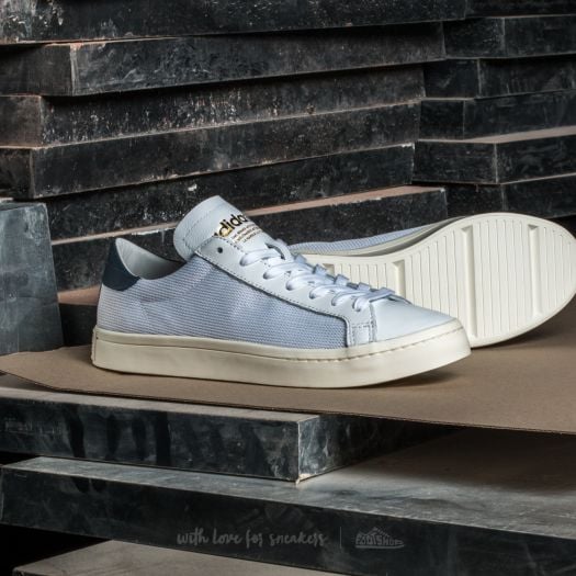 Adidas court vantage white tech ink discount