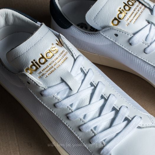 Adidas court vantage white tech ink discount