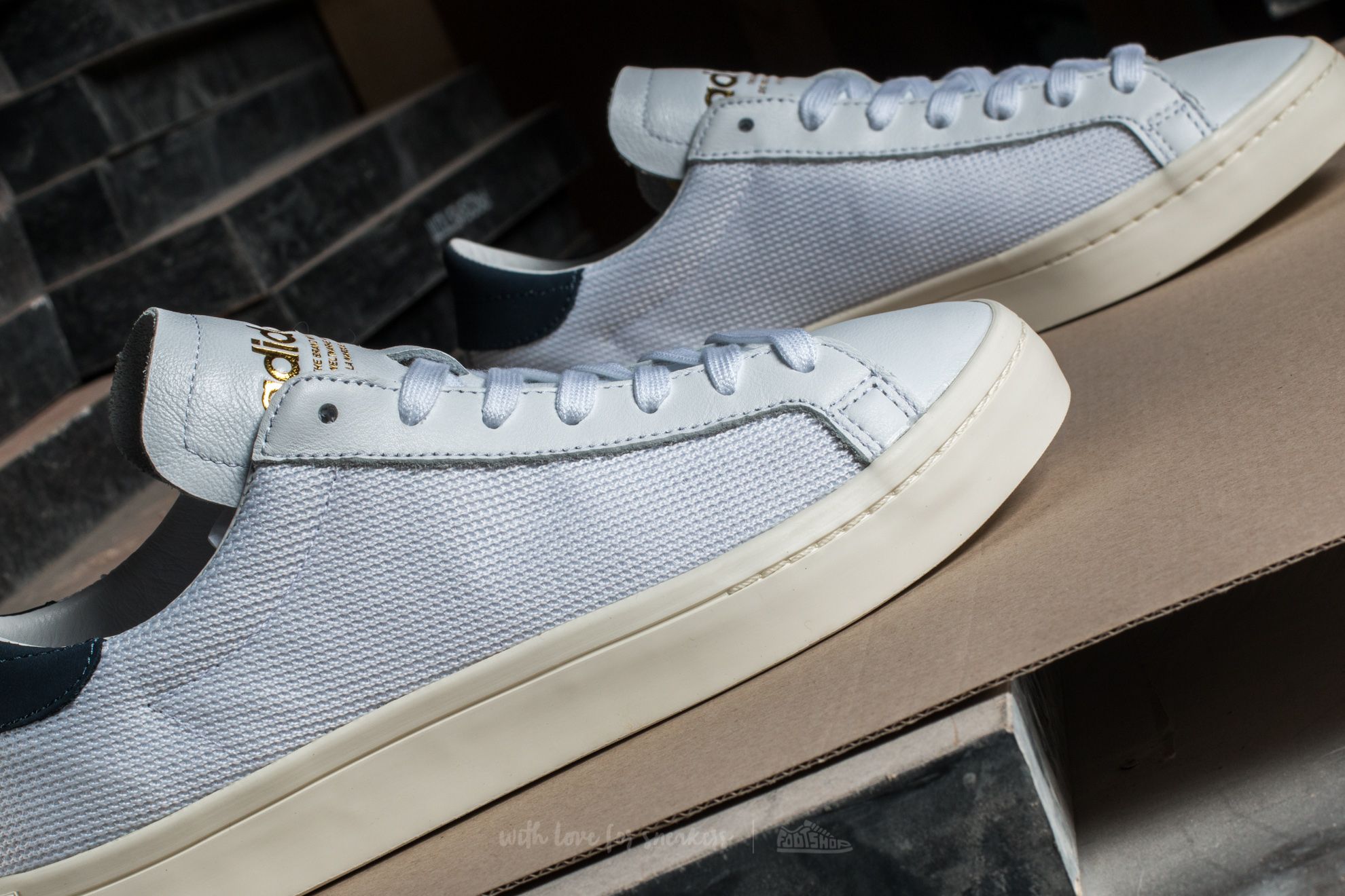 Manner adidas CourtVantage Ftw White Tech Ink Footshop