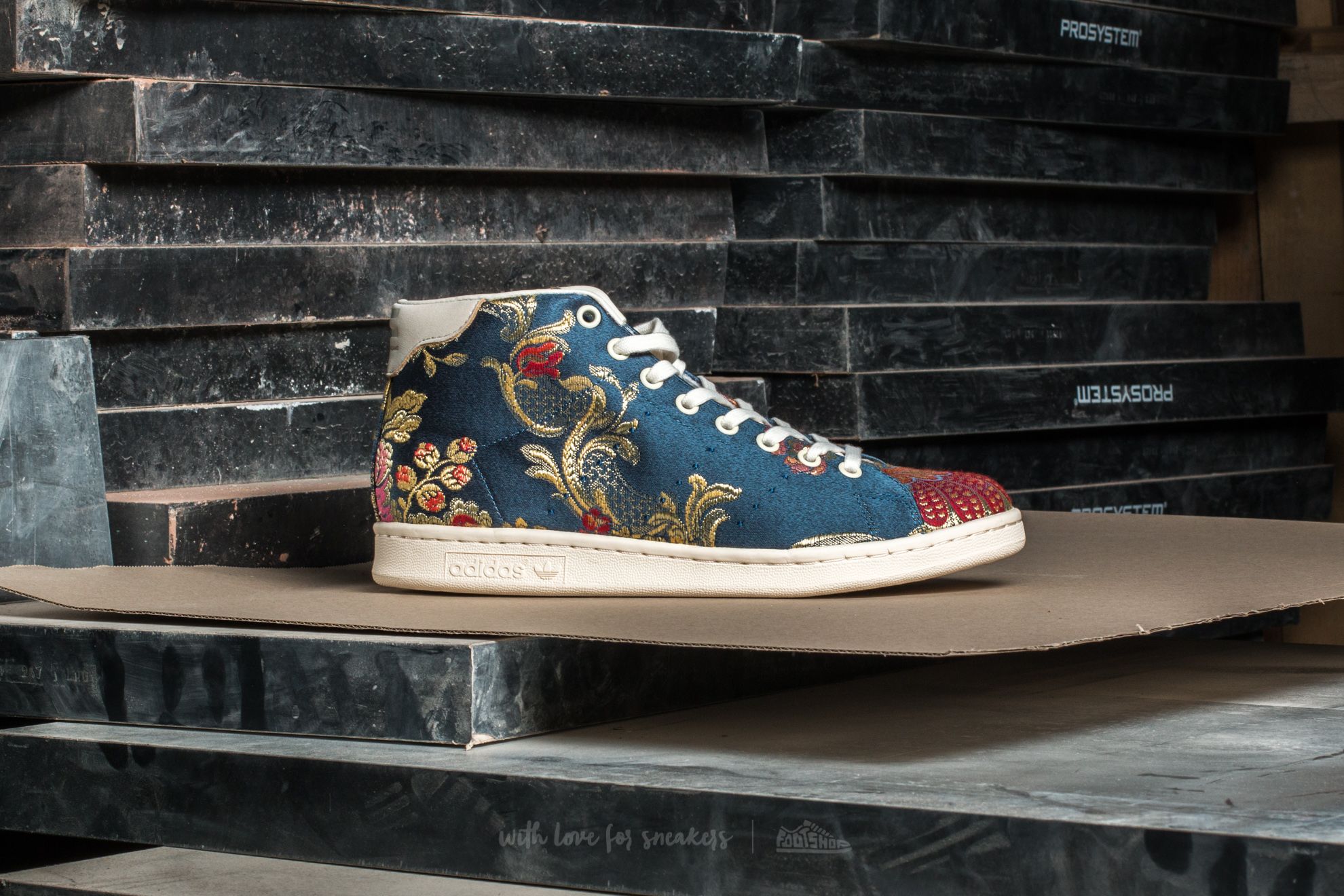Herren Sneaker und Schuhe adidas Pharrell Williams Stan Smith Mid Jacquard Core White Core White Footshop