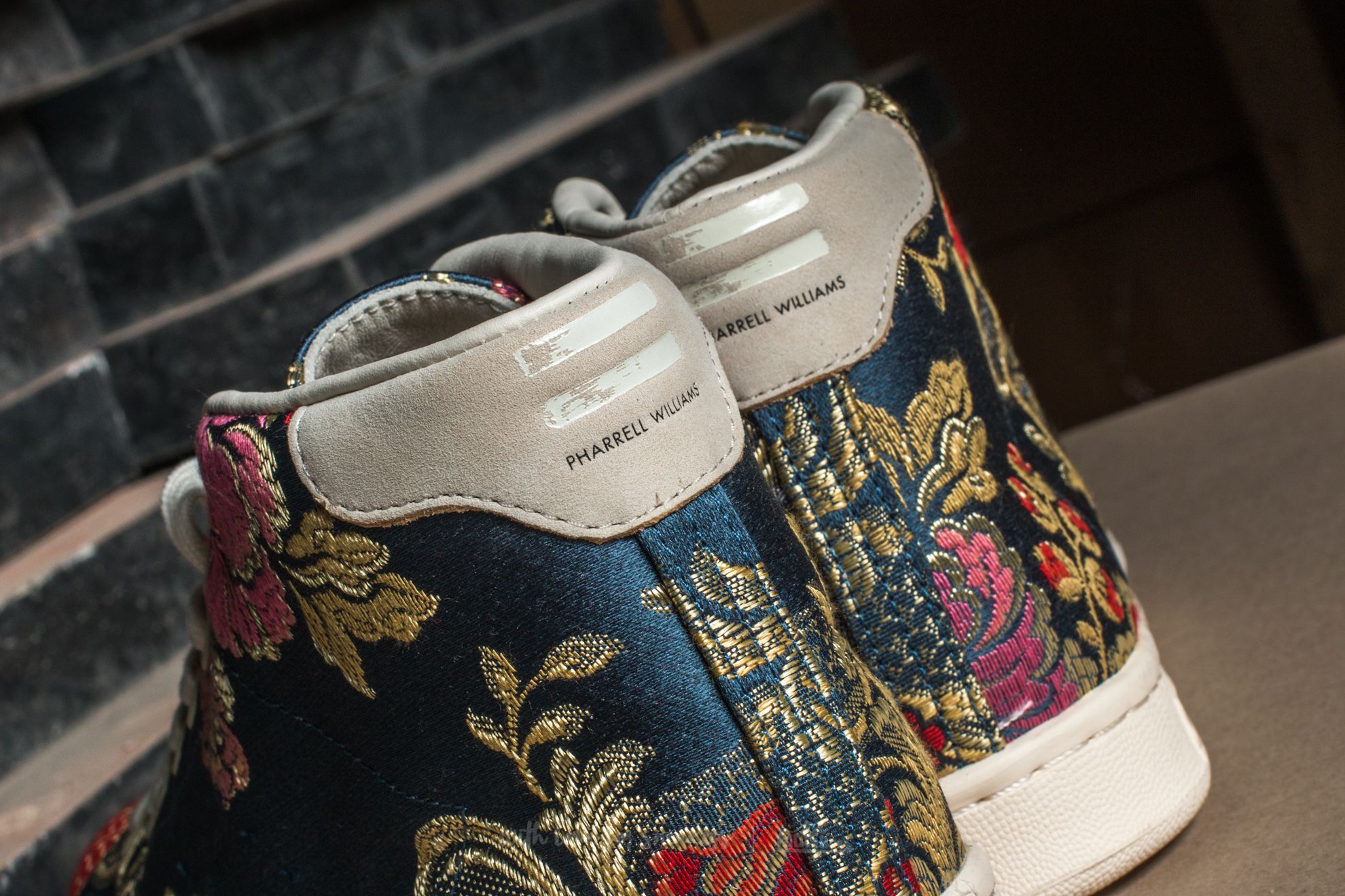 Männer adidas Pharrell Williams Stan Smith Mid Jacquard Core White/Core White