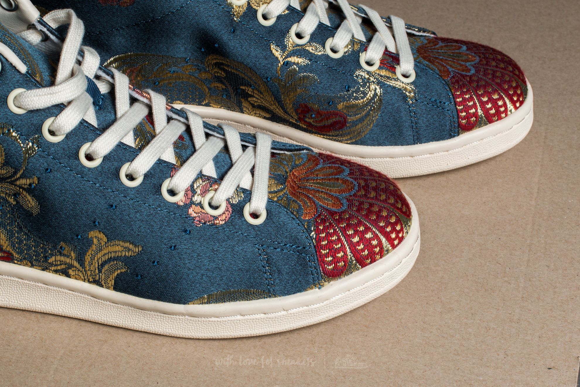 Männer adidas Pharrell Williams Stan Smith Mid Jacquard Core White/Core White