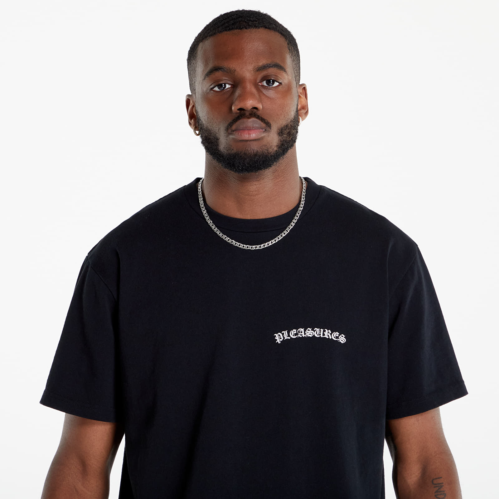 T shirts PLEASURES Neural Heavyweight T Shirt Black Footshop