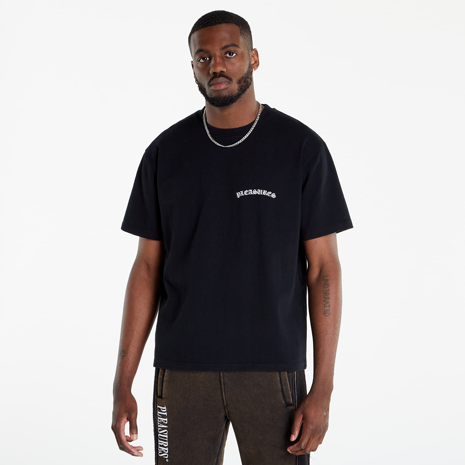 T-särgid PLEASURES Neural Heavyweight T-Shirt Black