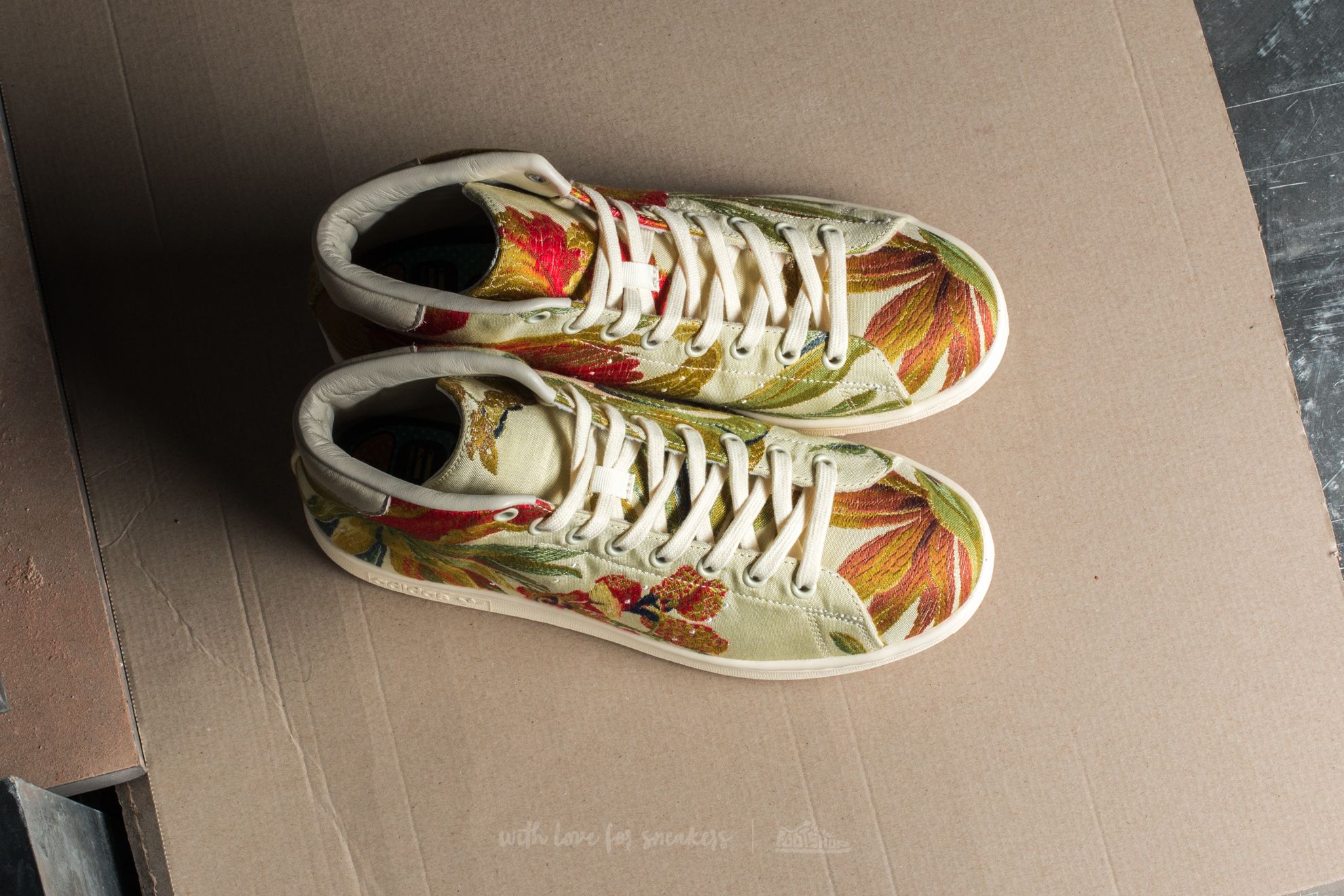 Men's shoes adidas Stan Smith Mid Jacquard Core White/ Core White/ Core White
