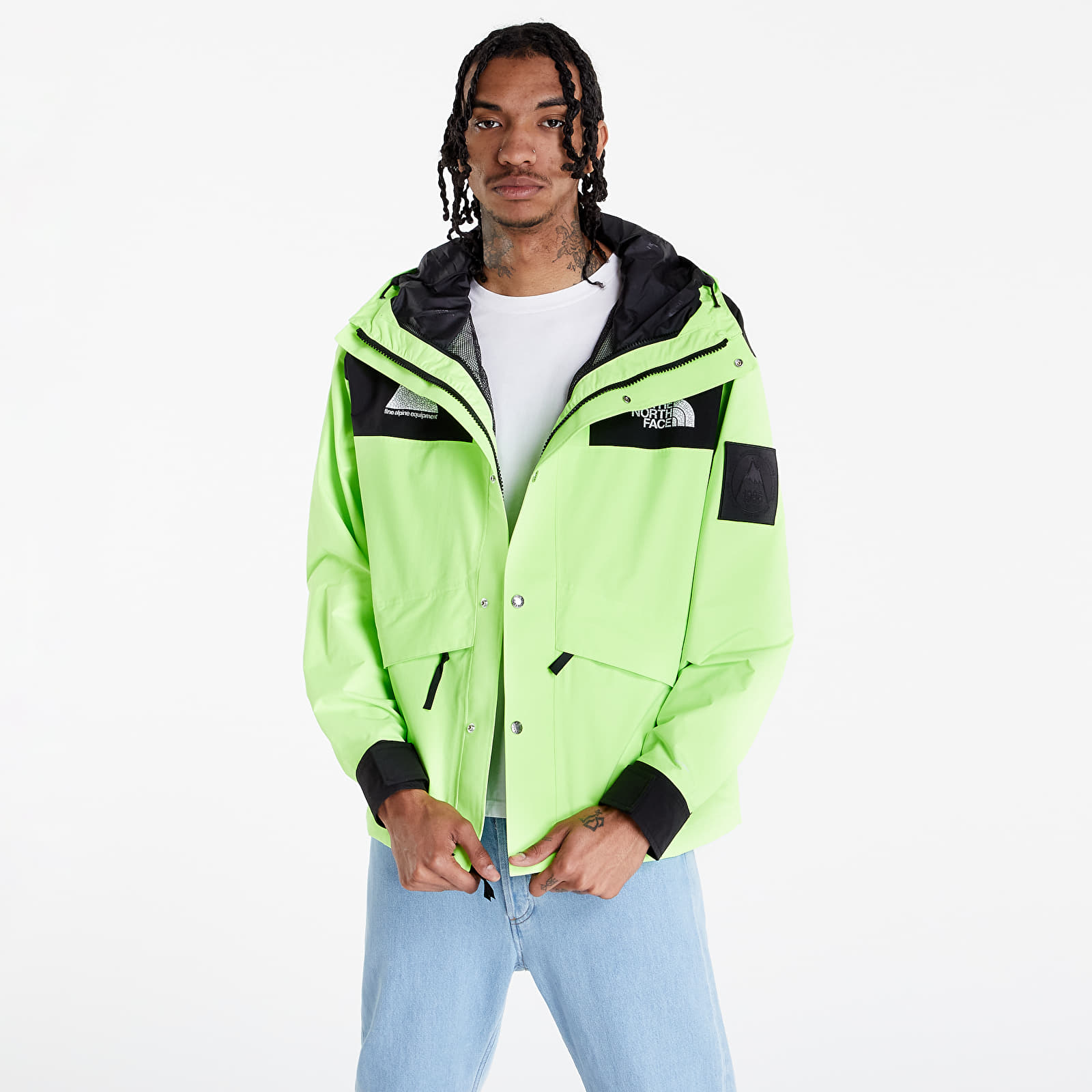 The north face mountain jacket green on sale