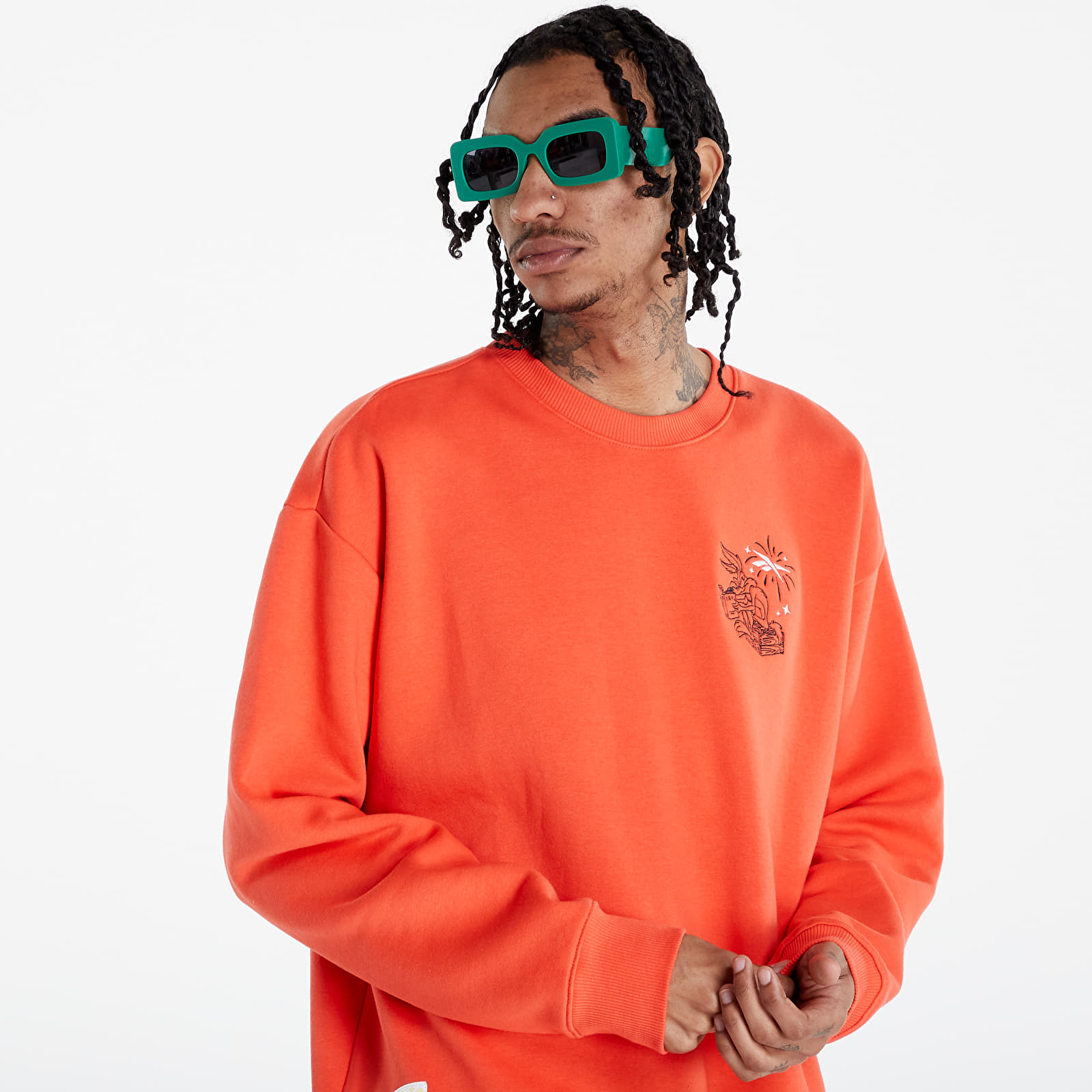 Reebok red sweatshirt hot sale