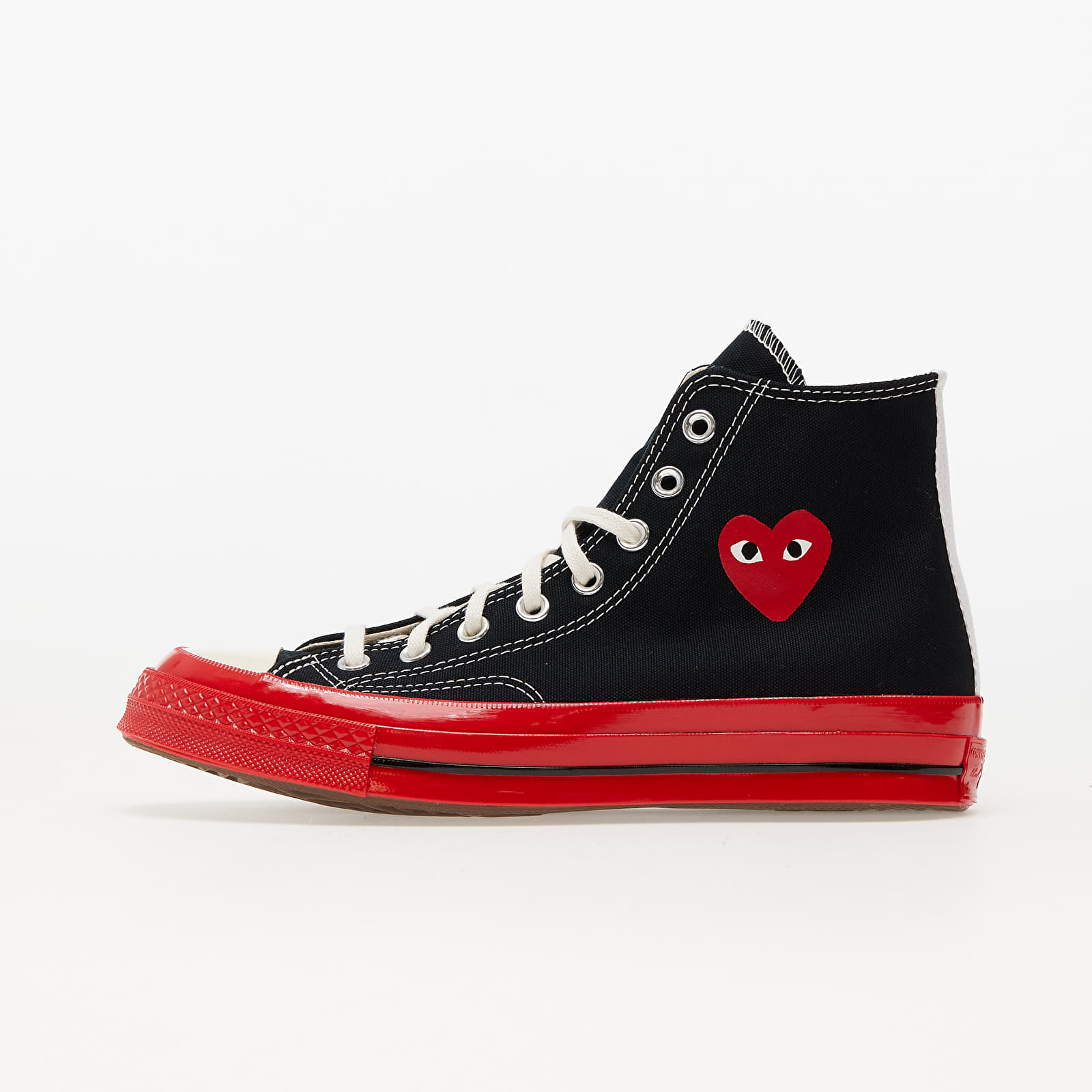 Чоловіче взуття Converse x Comme des Garcons PLAY Chuck Taylor 70 Hi Top Red Sole Black