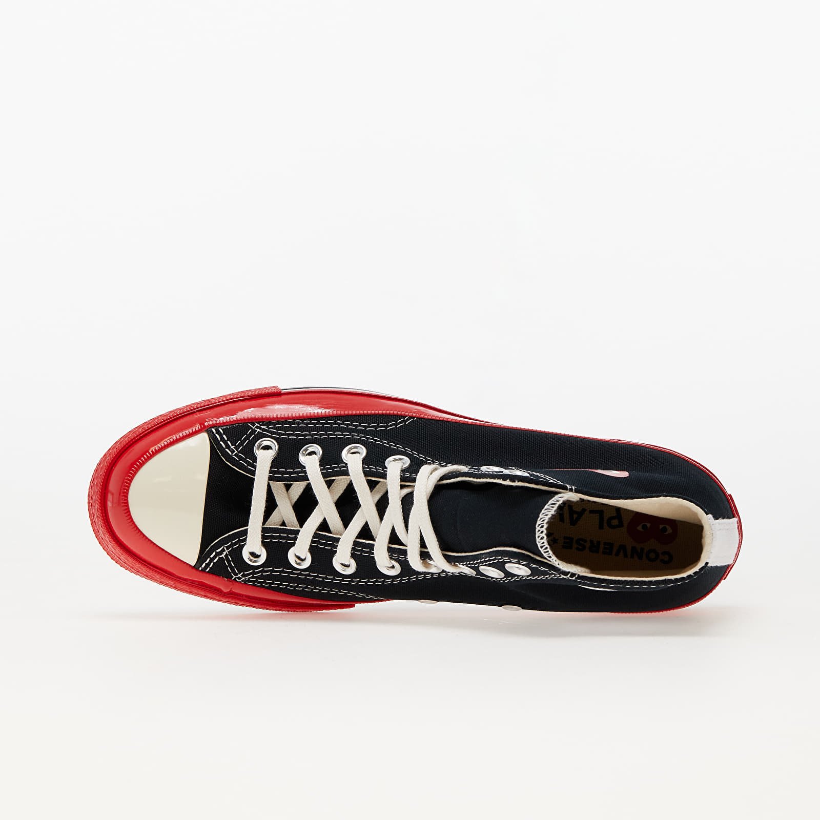 Чоловіче взуття Converse x Comme des Garcons PLAY Chuck Taylor 70 Hi Top Red Sole Black
