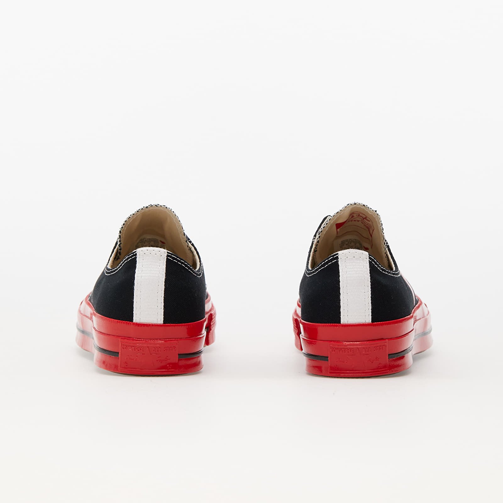 Férfi cipők Converse x Comme des Garçons PLAY Chuck Taylor 70 Low Top Red Sole Black