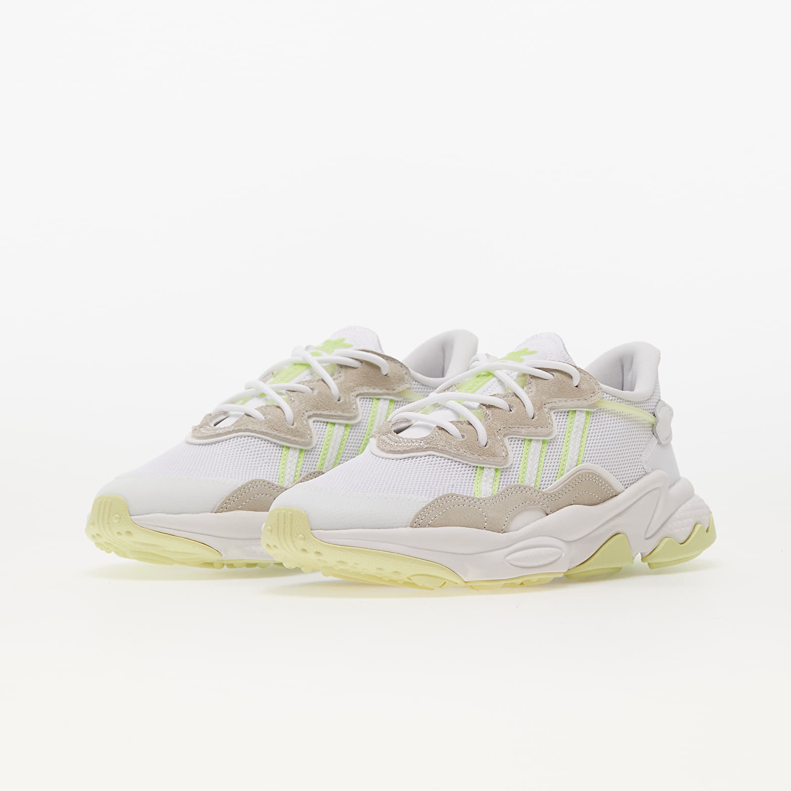 Adidas ozweego deals white neon yellow