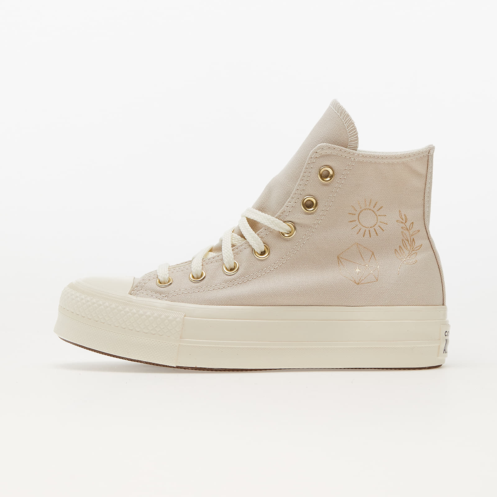 Converse all on sale star light gold