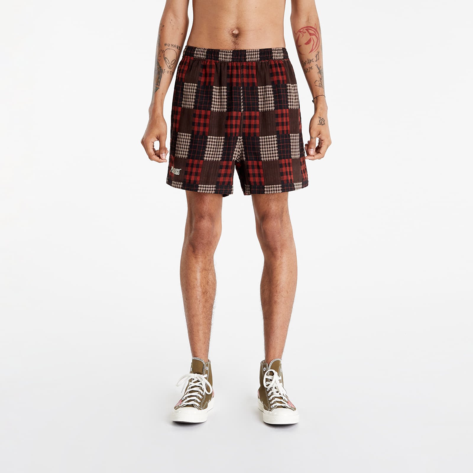 Shorts PLEASURES Hook Up Shorts Brown