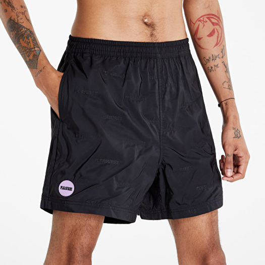 ハーフ・ショートパンツ PLEASURES REFRESH NYLON ACTIVE SHORT (21835) Shorts PLEASURES Refresh Nylon Active Short Black | Footshop
