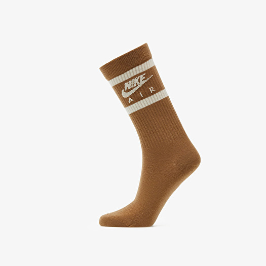 nike crew socks brown