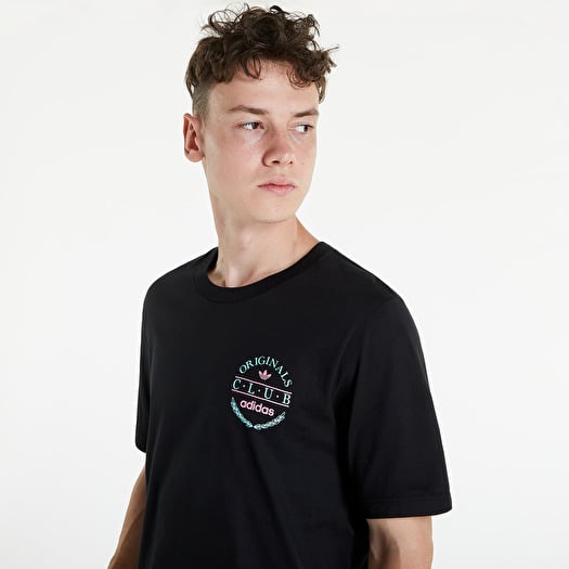 T Shirts adidas Club Logo Tee Black Footshop