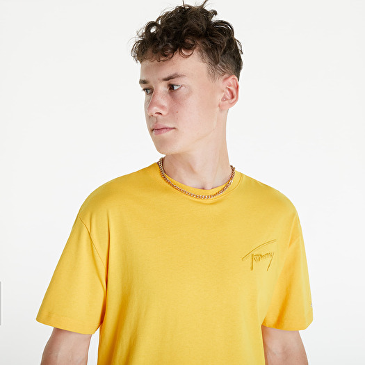 Yellow tommy 2025 jeans t shirt