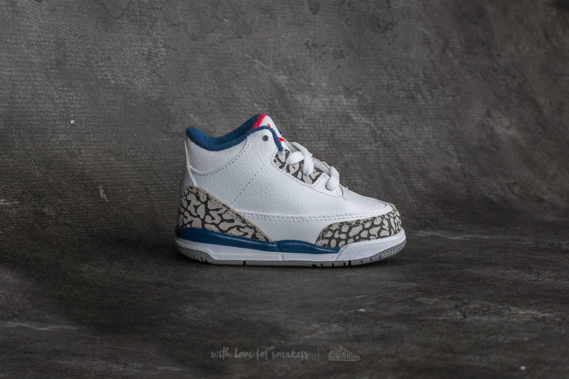Chaussures et baskets enfants Jordan 3 Retro (BT) White/ Fire Red-True Blue