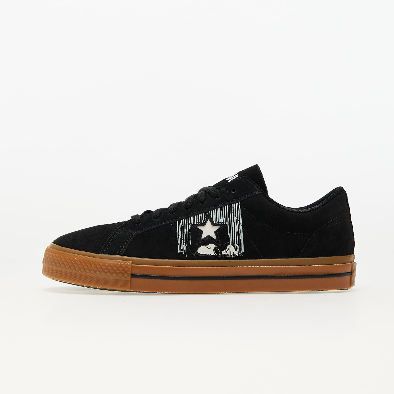 Мъжки кецове и обувки Converse x Peanuts One Star Black/ Egret/ Gum Honey