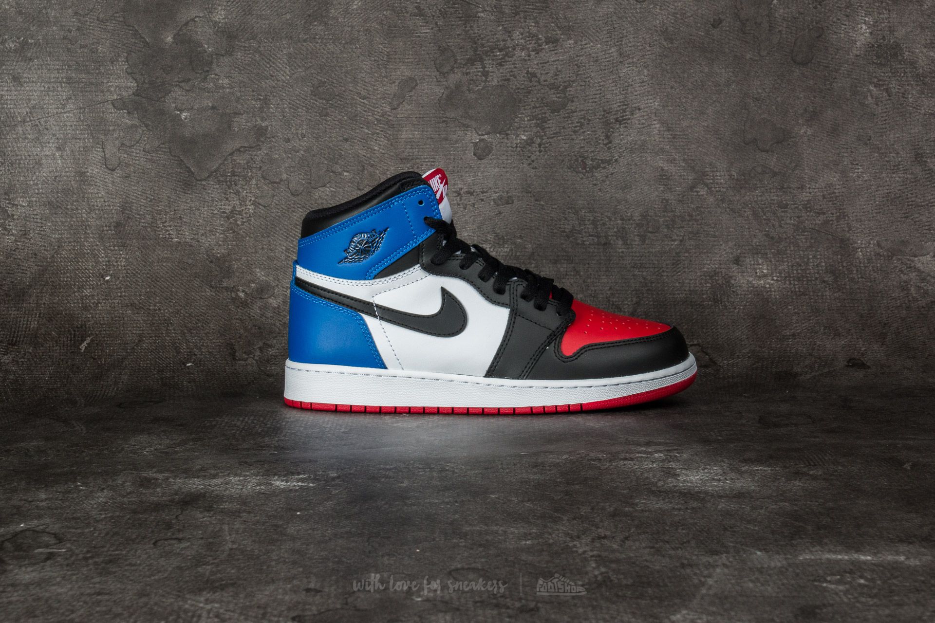 Batai Air Jordan 1 Retro High OG "Top 3" BG Black/ Black-White