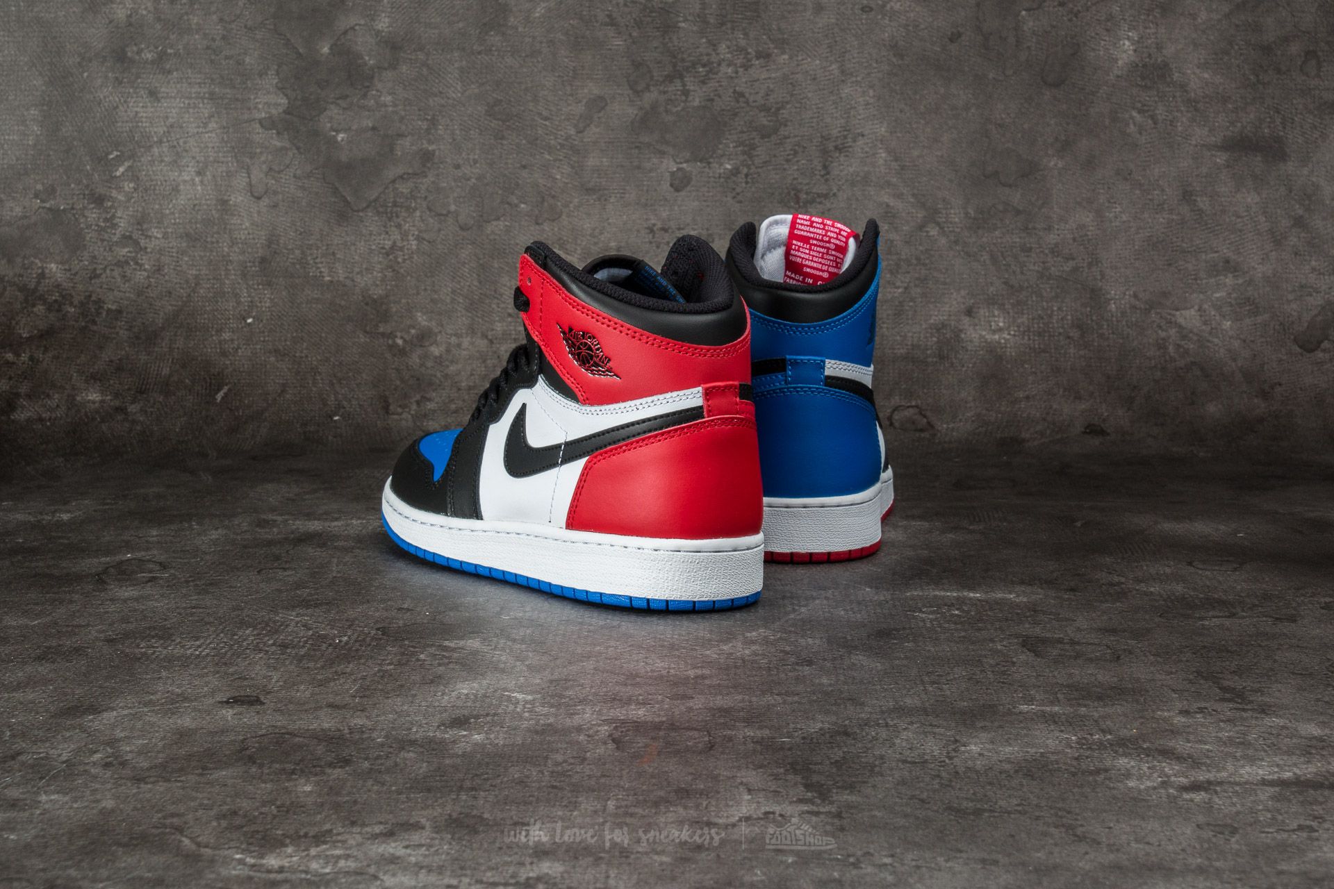 Batai Air Jordan 1 Retro High OG "Top 3" BG Black/ Black-White