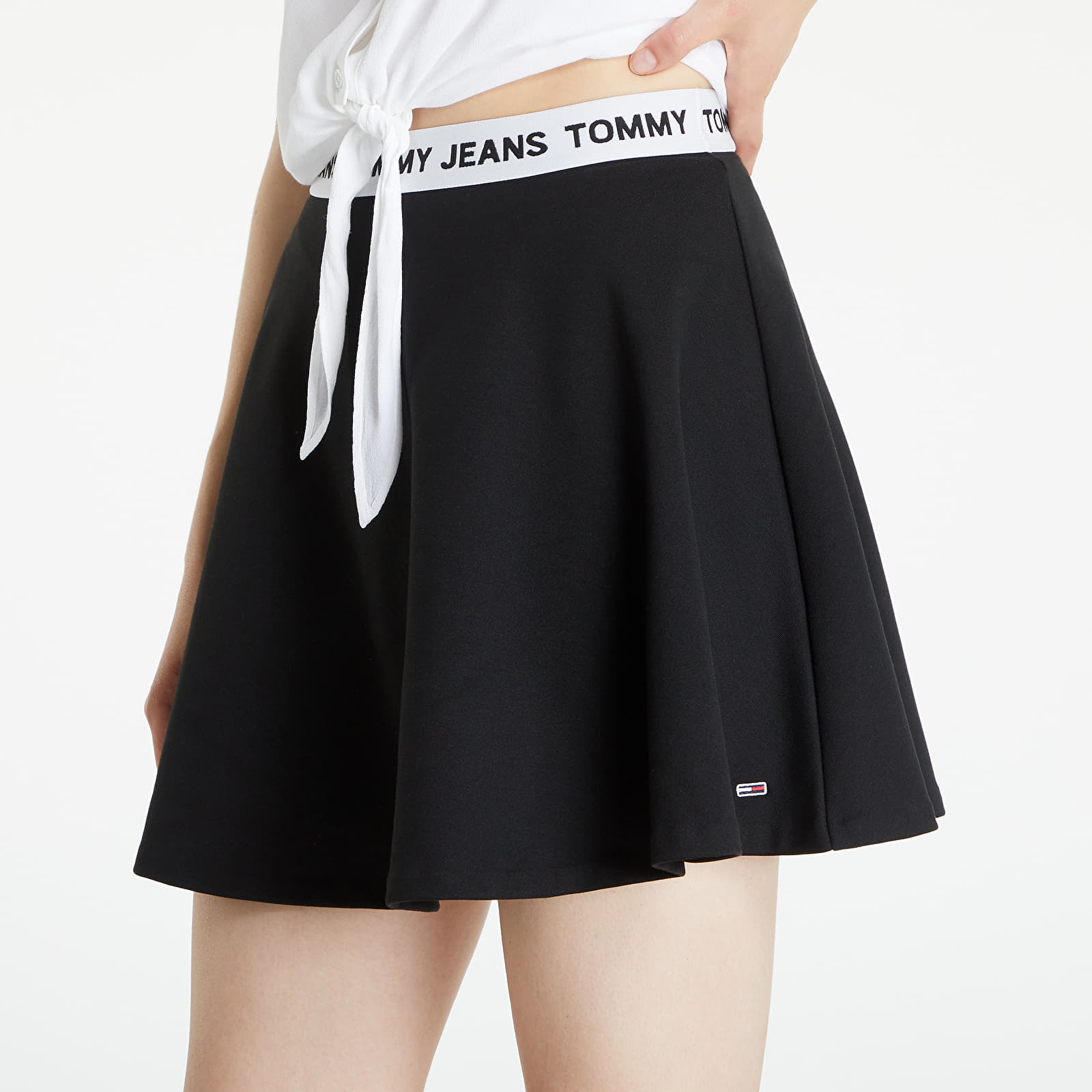 Skirts Tommy Jeans Logo Waistband Fit Mini Circle Skirt Black