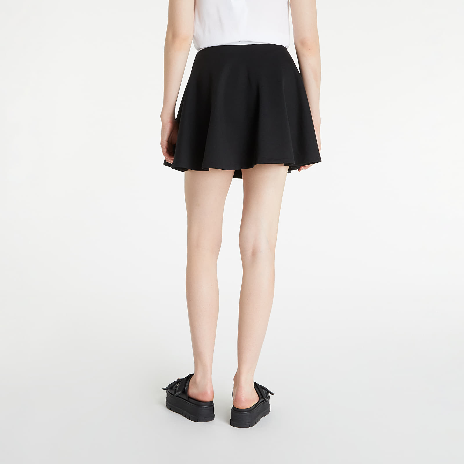 Sukně Tommy Jeans Logo Waistband Fit Mini Circle Skirt Black | Footshop