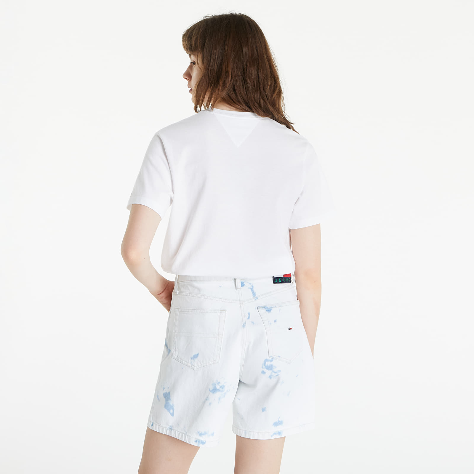 T-Shirts Tommy Jeans Relaxed Tommy Signature Short-Sleeved Tee White