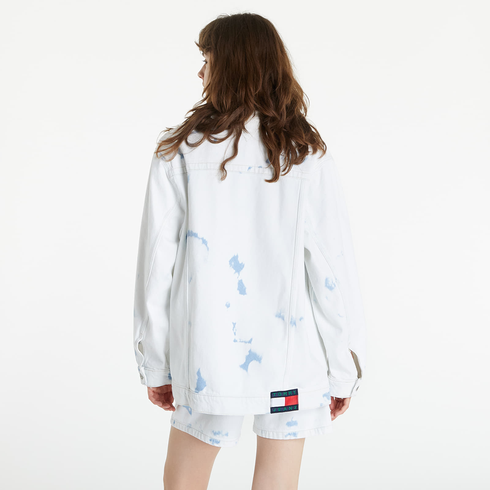 Jackets Tommy Jeans Oversized Utility Jacket Denim Color