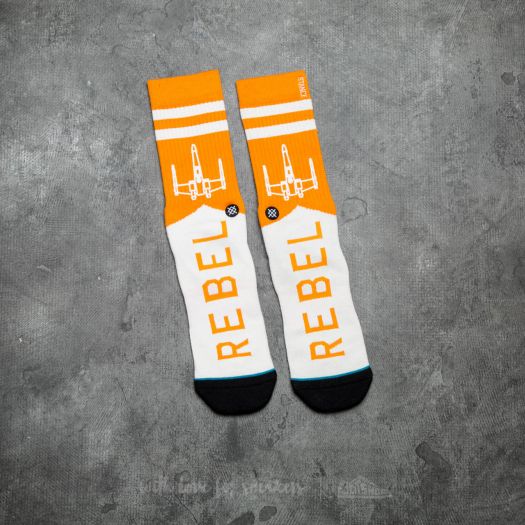 Stance M556C16REB-ORNG Stance Star Wars Varsity Rebel Socks Men's - Orange  –
