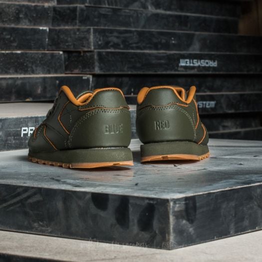 Reebok classic leather enfant brun store
