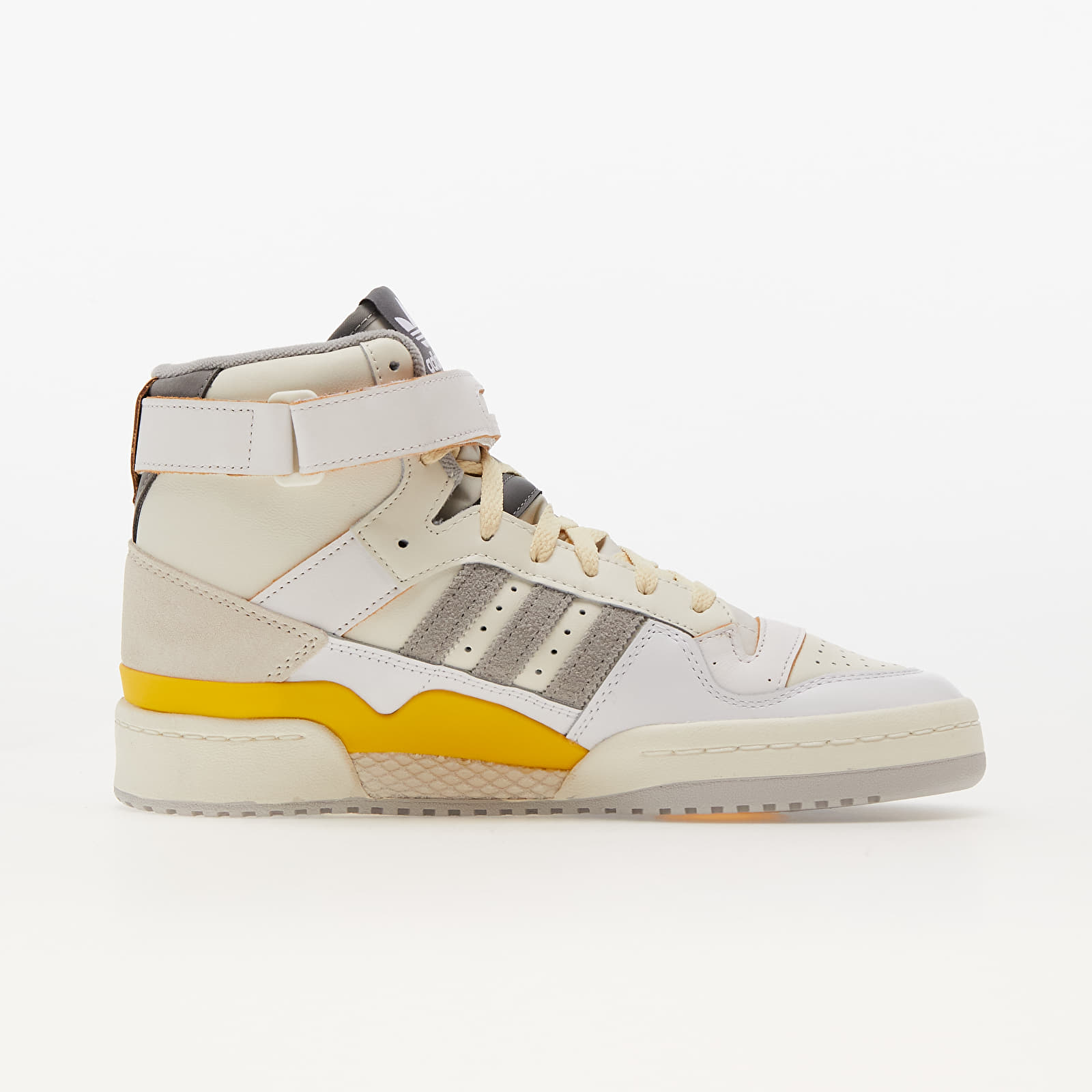 Scarpe uomo adidas Forum 84 Hi Ftw White/ Multi Solid Grey/ Yellow