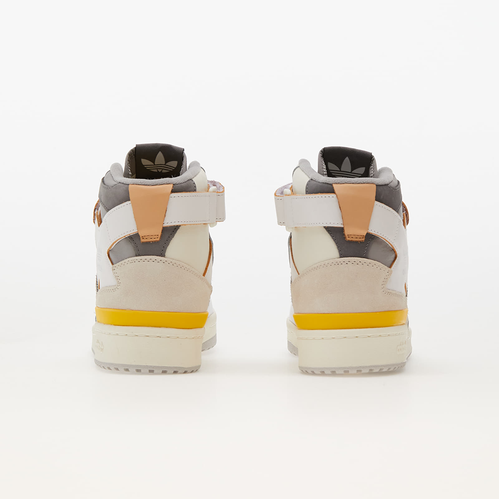Scarpe uomo adidas Forum 84 Hi Ftw White/ Multi Solid Grey/ Yellow