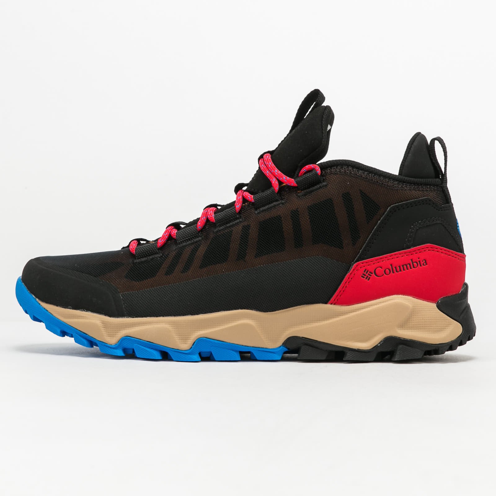 Miesten kengät Columbia Flow Borough Low Black/ Static Blue